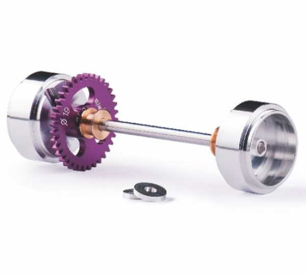 Hinterachsset 15, für Sidewinder-Antrieb Slot.it KK15